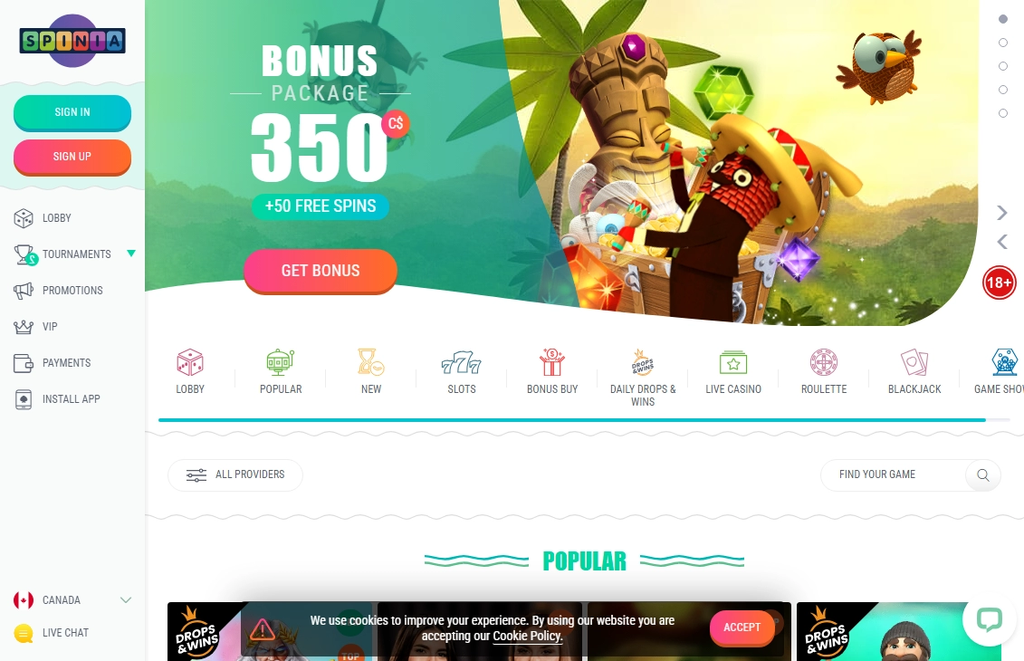 Spinia Casino